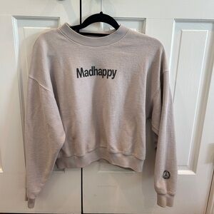 Madhappy gently work grey crewneck